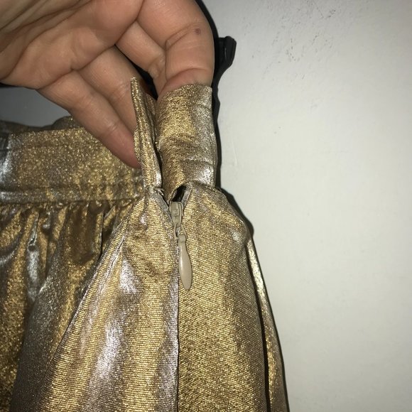 Christian Lacroix Embroidered Rose Gold Full Skirt